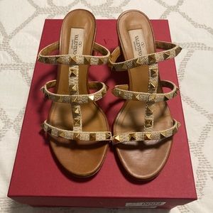 Valentino Garavani Rockstud Caged Slide Sandals